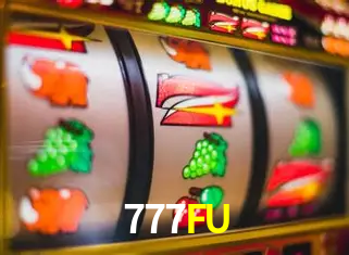 Una escena digital vívida inspirada en casino con 777FU mostrado prominentemente, luces brillantes, fichas, cartas y acentos dorados.