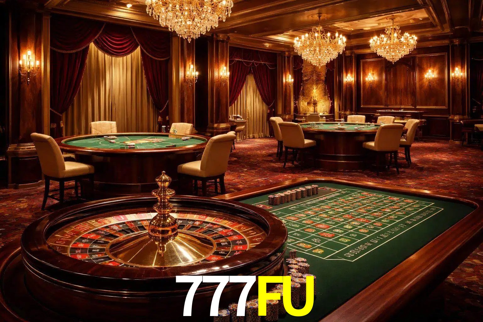Una escena premium de mesa de casino en vivo con cartas, elementos de ruleta y un ambiente pulido de estudio de transmisión.